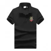 burberry hommes t-shirt polo shirts broderie b noir